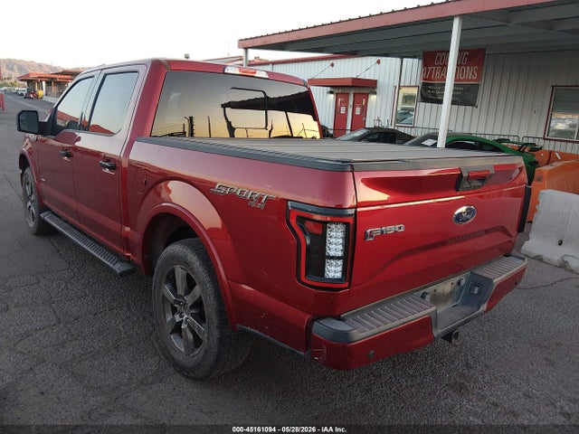 45161094 :رقم المزاد ، 1FTEW1EG3GKD39575 vin ، 2016 Ford F-150 Xlt مزاد بيع