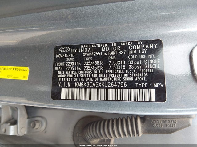 Hyundai Kona Limited 2019 KM8K3CA5XKU264796 Image 9