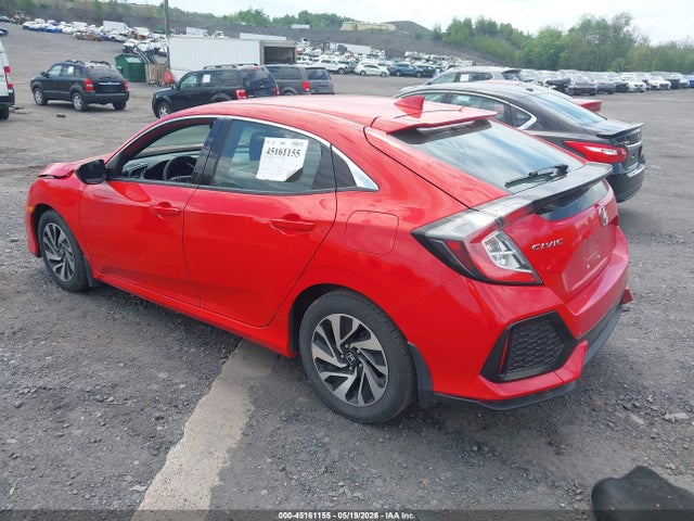 2019 Honda Civic Lx მანქანა იყიდება აუქციონზე, vin: SHHFK7H38KU423066, აუქციონის ნომერი: 45161155