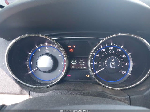 2011 Hyundai Sonata Limited მანქანა იყიდება აუქციონზე, vin: 5NPEC4ACXBH202766, აუქციონის ნომერი: 45161400