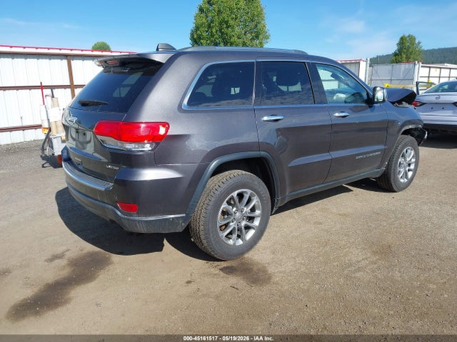 2016 Jeep Grand Cherokee Limited მანქანა იყიდება აუქციონზე, vin: 1C4RJFBG9GC321643, აუქციონის ნომერი: 45161517