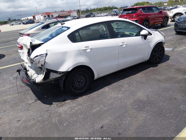 45161530 :رقم المزاد ، KNADM4A31E6387682 vin ، 2014 Kia Rio Lx مزاد بيع
