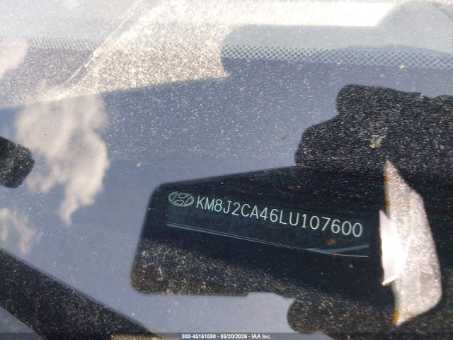 2020 Hyundai Tucson Se მანქანა იყიდება აუქციონზე, vin: KM8J2CA46LU107600, აუქციონის ნომერი: 45161590