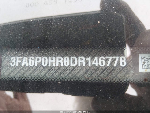 2013 Ford Fusion Se მანქანა იყიდება აუქციონზე, vin: 3FA6P0HR8DR146778, აუქციონის ნომერი: 45161635