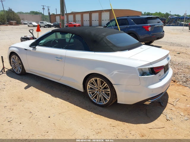 Продажа на аукционе авто 2022 Audi A5 Cabriolet Premium Plus 45 Tfsi Quattro S Tronic, vin: WAUWAGF5XNN003918, номер лота: 45161748