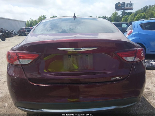 2015 Chrysler 200 Limited მანქანა იყიდება აუქციონზე, vin: 1C3CCCAB0FN654048, აუქციონის ნომერი: 45161796