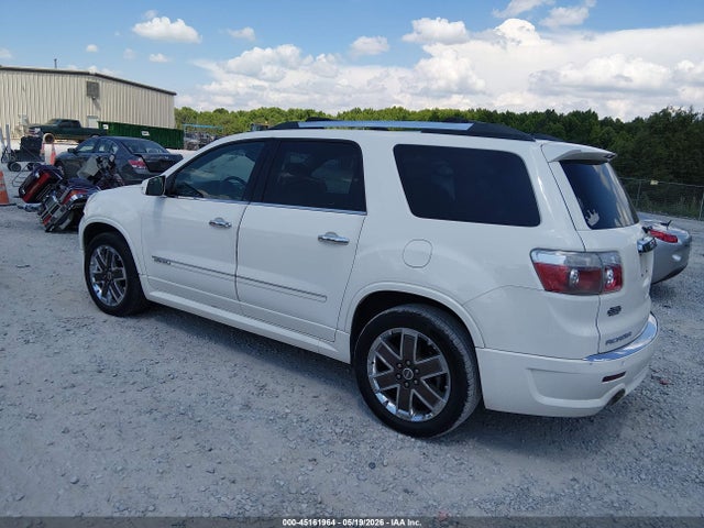 45161964 :رقم المزاد ، 1GKKRTED7CJ390772 vin ، 2012 Gmc Acadia Denali مزاد بيع