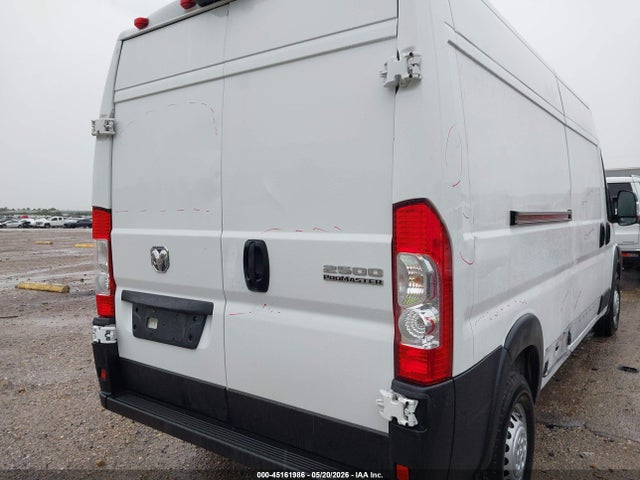 45161986 :رقم المزاد ، 3C6LRVDG9SE504104 vin ، 2025 Ram Promaster 2500 Tradesman High Roof 159 Wb W/pass Seat مزاد بيع