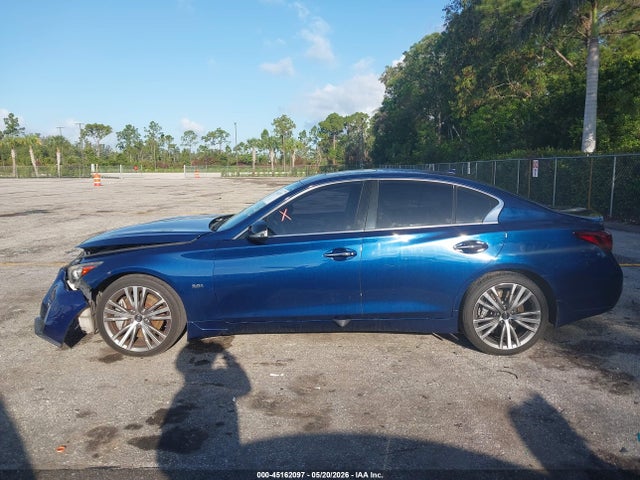 Продажа на аукционе авто 2019 Infiniti Q50 3.0t Sport, vin: JN1EV7AP9KM516268, номер лота: 45162097