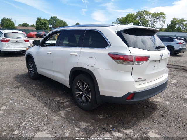 Aukcja sprzedaży 2016 Toyota Highlander Xle V6, vin: 5TDJKRFH2GS331458, numer aukcji: 45162114