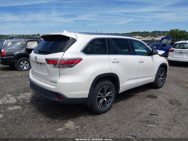 Aukcja sprzedaży 2016 Toyota Highlander Xle V6, vin: 5TDJKRFH2GS331458, numer aukcji: 45162114