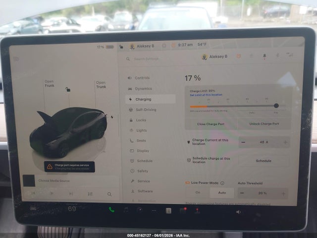 45162127 :رقم المزاد ، 7SAYGDEE8RA296281 vin ، 2024 Tesla Model Y Long Range Dual Motor All-wheel Drive مزاد بيع