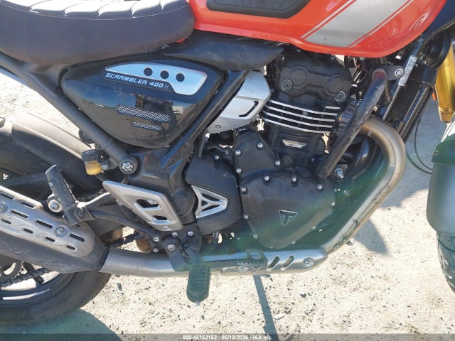 Aukcja sprzedaży 2026 Triumph Motorcycle Scrambler 400 X, vin: SMTT147Y5TNA44214, numer aukcji: 45162152