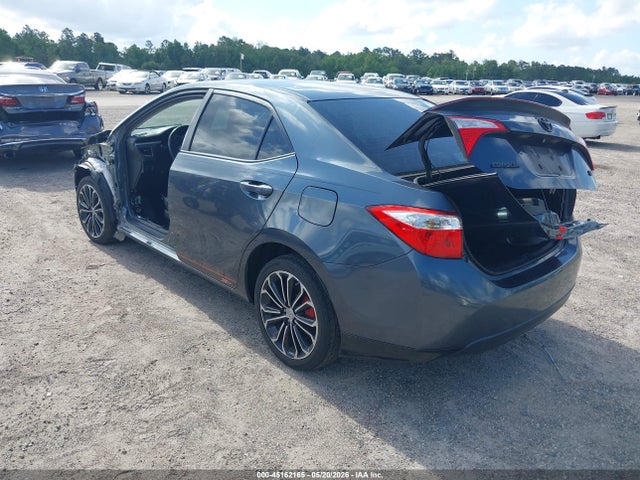 2016 Toyota Corolla S Plus მანქანა იყიდება აუქციონზე, vin: 2T1BURHE7GC597889, აუქციონის ნომერი: 45162165