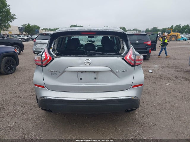 Продаж на аукціоні авто 2015 Nissan Murano Sl, vin: 5N1AZ2MH6FN277409, номер лоту: 45162196