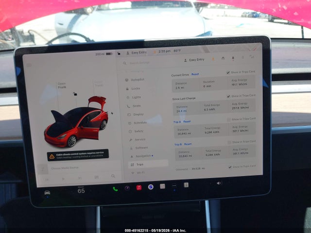 2019 Tesla Model 3 Long Range/performance მანქანა იყიდება აუქციონზე, vin: 5YJ3E1EB8KF389862, აუქციონის ნომერი: 45162215