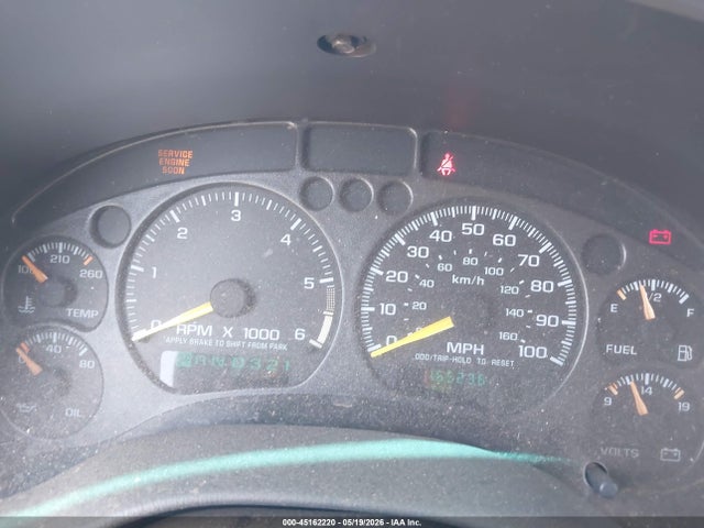 45162220 :رقم المزاد ، 1GTCS19W418197181 vin ، 2001 Gmc Sonoma Sls مزاد بيع