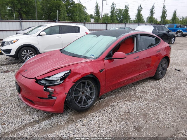Tesla Model 3 Rear-wheel Drive 2022 5YJ3E1EAXNF354834 Image 2