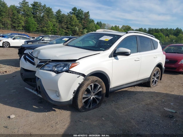 45162312 :رقم المزاد ، 2T3DFREV8FW323693 vin ، 2015 Toyota Rav4 Limited مزاد بيع