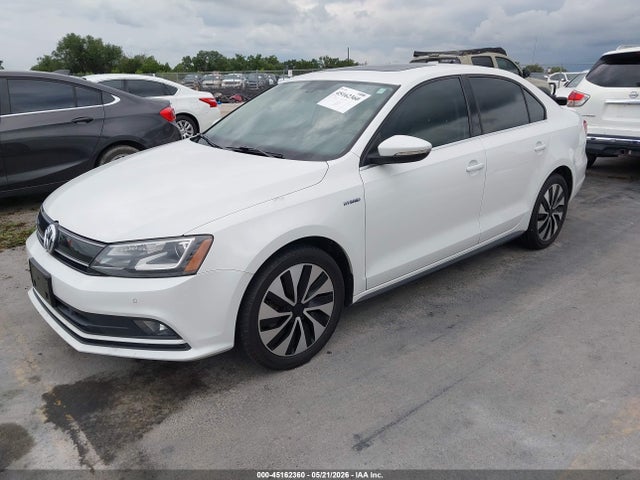 2016 Volkswagen Jetta Hybrid Sel Premium მანქანა იყიდება აუქციონზე, vin: 3VW637AJ1GM340845, აუქციონის ნომერი: 45162360