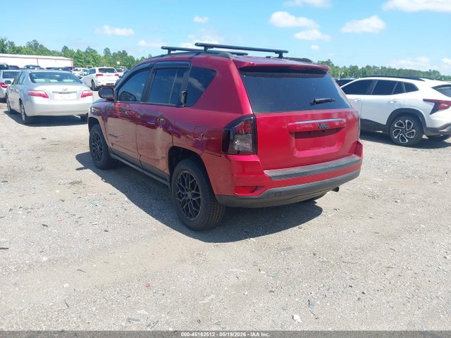 2016 Jeep Compass Latitude მანქანა იყიდება აუქციონზე, vin: 1C4NJCEA7GD666250, აუქციონის ნომერი: 45162512