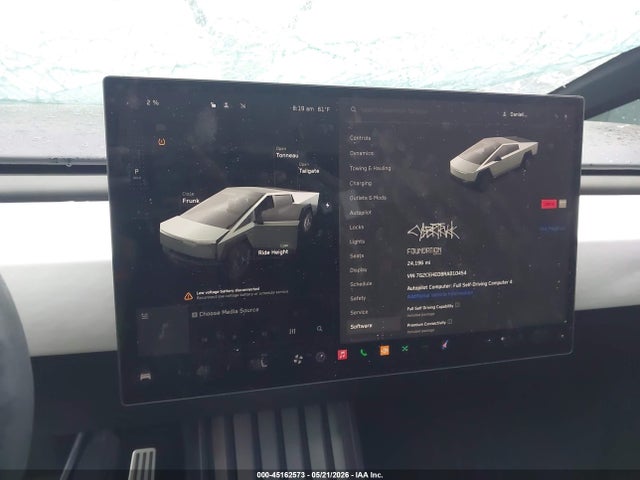 2024 Tesla Cybertruck All-wheel Drive მანქანა იყიდება აუქციონზე, vin: 7G2CEHED8RA010454, აუქციონის ნომერი: 45162573