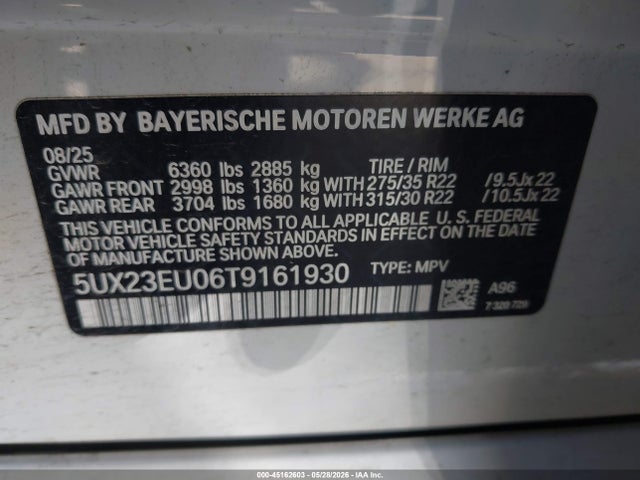 5UX23EU06T9161930 BMW X5 Xdrive40i
