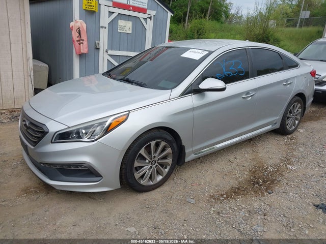 2015 Hyundai Sonata Sport მანქანა იყიდება აუქციონზე, vin: 5NPE34AF5FH220415, აუქციონის ნომერი: 45162633