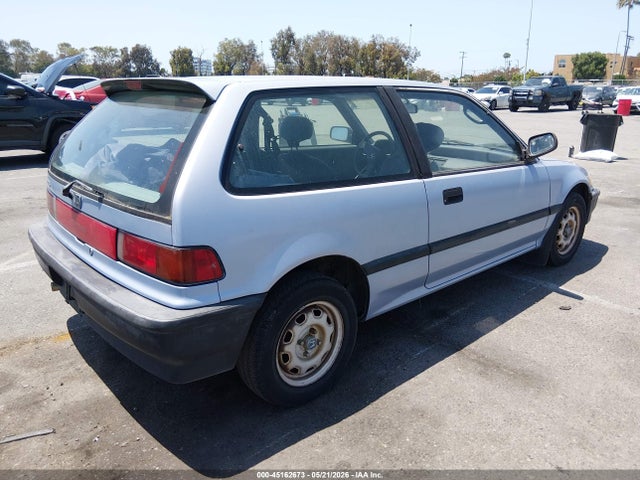 45162673 :رقم المزاد ، 2HGED6356LH524257 vin ، 1990 Honda Civic Dx مزاد بيع