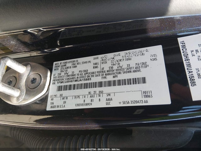 Ford ESCAPE SEL 2021 1FMCU0H61MUA15885 Image 9