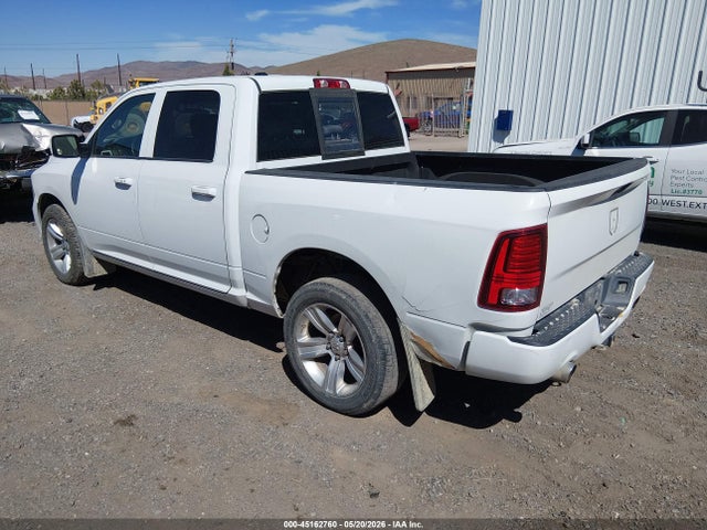 2015 Ram 1500 Sport მანქანა იყიდება აუქციონზე, vin: 1C6RR7MT1FS503549, აუქციონის ნომერი: 45162760