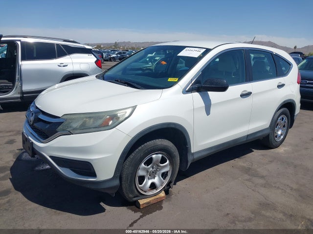 Продажа на аукционе авто 2016 Honda Cr-v Lx, vin: 5J6RM4H33GL002555, номер лота: 45162946