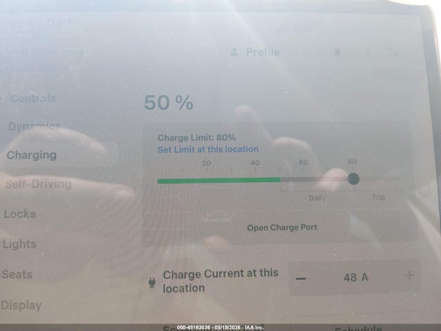45163036 :رقم المزاد ، 5YJ3E1EA9SF039289 vin ، 2025 Tesla Model 3 Long Range Rear-wheel Drive/standard Rear-wheel Drive مزاد بيع