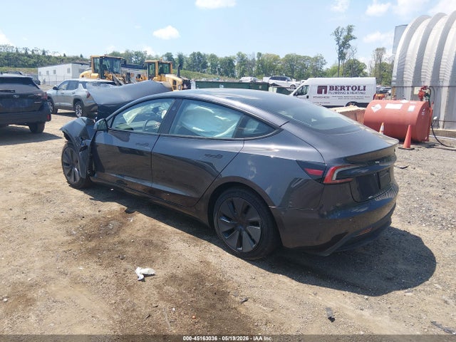 45163036 :رقم المزاد ، 5YJ3E1EA9SF039289 vin ، 2025 Tesla Model 3 Long Range Rear-wheel Drive/standard Rear-wheel Drive مزاد بيع