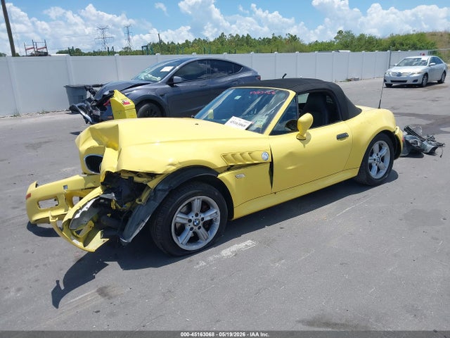 2001 Bmw Z3 2.5i მანქანა იყიდება აუქციონზე, vin: WBACN334X1LM01664, აუქციონის ნომერი: 45163068