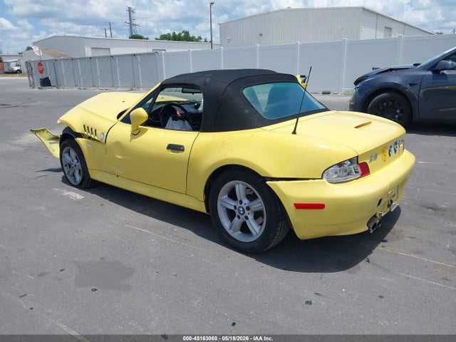 2001 Bmw Z3 2.5i მანქანა იყიდება აუქციონზე, vin: WBACN334X1LM01664, აუქციონის ნომერი: 45163068