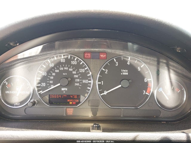 2001 Bmw Z3 2.5i მანქანა იყიდება აუქციონზე, vin: WBACN334X1LM01664, აუქციონის ნომერი: 45163068