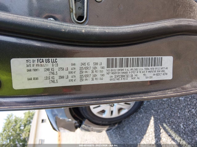 Продажа на аукционе авто 2019 Dodge Journey Se, vin: 3C4PDCBB0KT821138, номер лота: 45163070