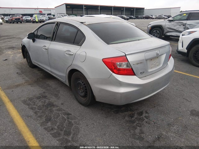 45163175 :رقم المزاد ، 2HGFB2F52CH333806 vin ، 2012 Honda Civic Lx مزاد بيع