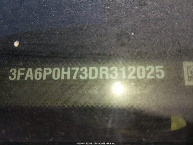 2013 Ford Fusion Se მანქანა იყიდება აუქციონზე, vin: 3FA6P0H73DR312025, აუქციონის ნომერი: 45163205