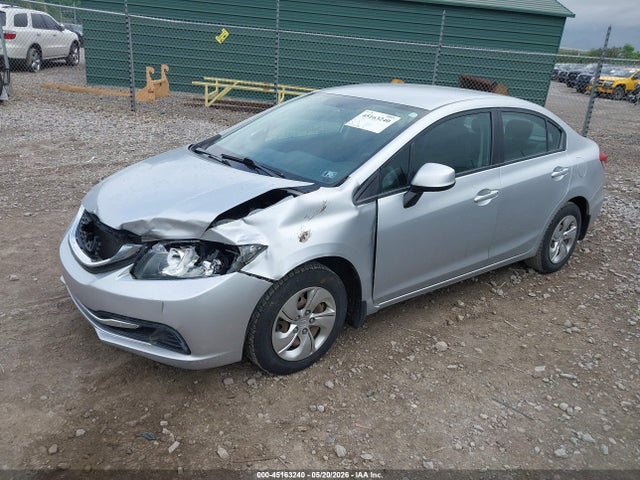 2013 Honda Civic Lx მანქანა იყიდება აუქციონზე, vin: 2HGFB2F56DH577301, აუქციონის ნომერი: 45163240