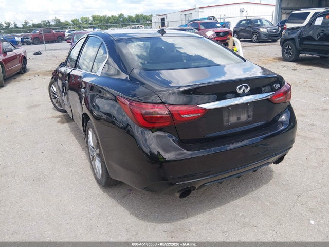 45163333 :رقم المزاد ، JN1EV7AP2JM590744 vin ، 2018 Infiniti Q50 3.0t Luxe مزاد بيع