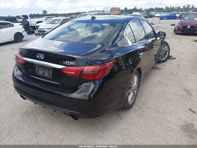 45163333 :رقم المزاد ، JN1EV7AP2JM590744 vin ، 2018 Infiniti Q50 3.0t Luxe مزاد بيع