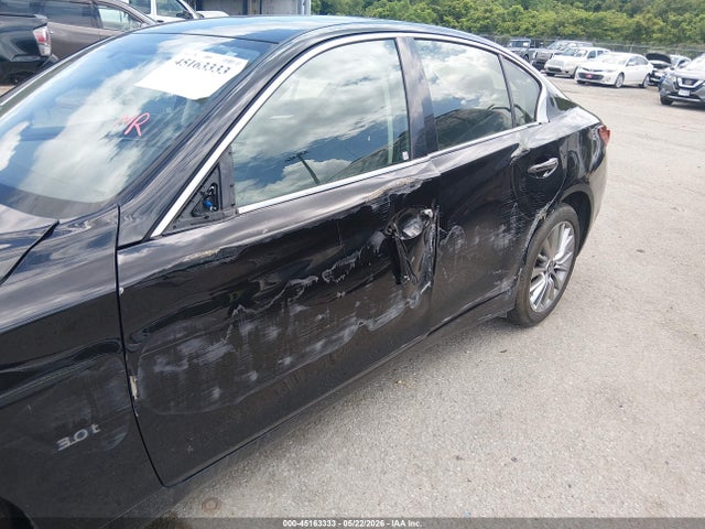 45163333 :رقم المزاد ، JN1EV7AP2JM590744 vin ، 2018 Infiniti Q50 3.0t Luxe مزاد بيع
