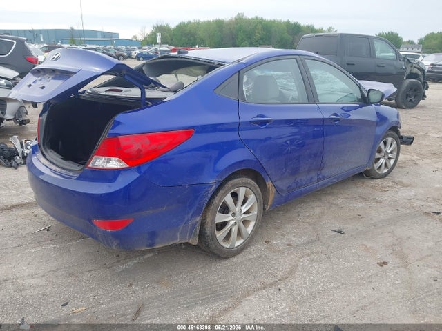 2012 Hyundai Accent Gls მანქანა იყიდება აუქციონზე, vin: KMHCU4AE2CU168475, აუქციონის ნომერი: 45163398