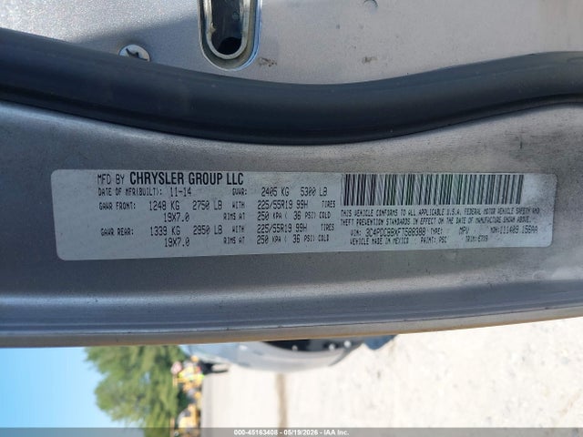 Продажа на аукционе авто 2015 Dodge Journey Sxt, vin: 3C4PDCBBXFT588388, номер лота: 45163408