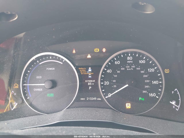 45163430 :رقم المزاد ، JTHBW1GG7D2010954 vin ، 2013 Lexus Es 300h مزاد بيع