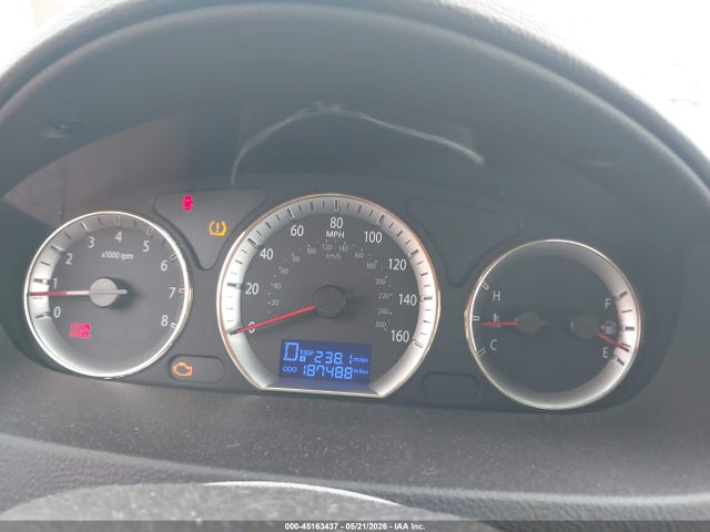 2009 Hyundai Sonata Gls V6 მანქანა იყიდება აუქციონზე, vin: 5NPET46F39H516918, აუქციონის ნომერი: 45163437