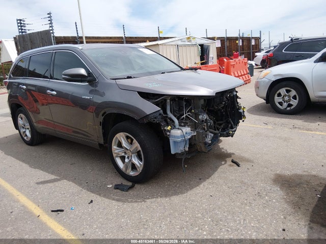 2015 Toyota Highlander Hybrid Limited Platinum V6 მანქანა იყიდება აუქციონზე, vin: 5TDDCRFH8FS010582, აუქციონის ნომერი: 45163461