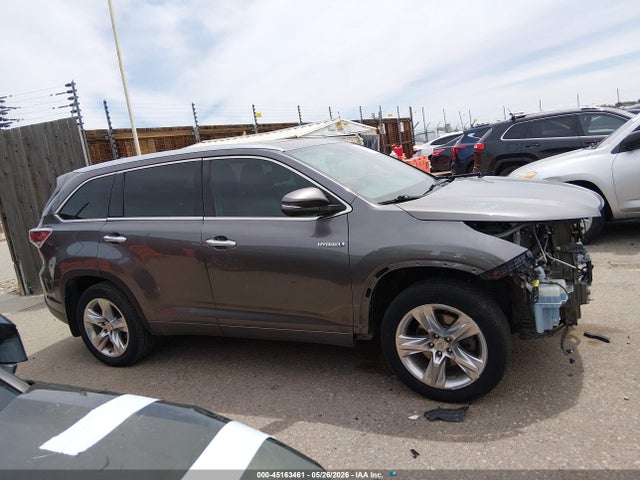 Aukcja sprzedaży 2015 Toyota Highlander Hybrid Limited Platinum V6, vin: 5TDDCRFH8FS010582, numer aukcji: 45163461